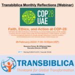 Faith, Ethics, and Action at COP-28 (Webinar)